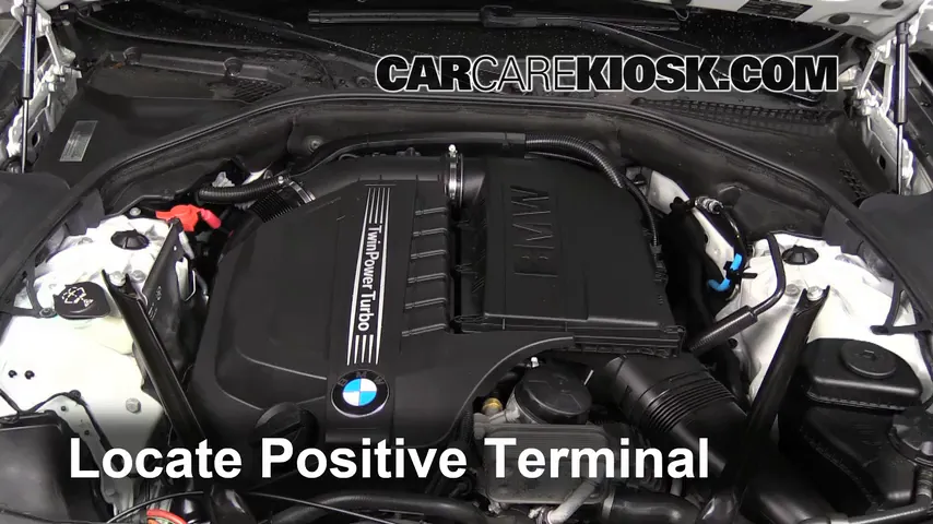 2011 BMW 535i 3.0L 6 Cyl. Turbo Battery Jumpstart